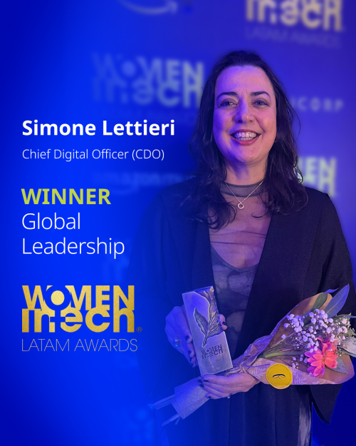 Simone Lettieri - Global Leadership Women In Tech Award Winner 2023